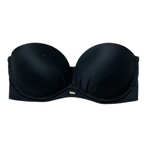Victoria’s Secret Black Strapless Push-Up Bra 32D